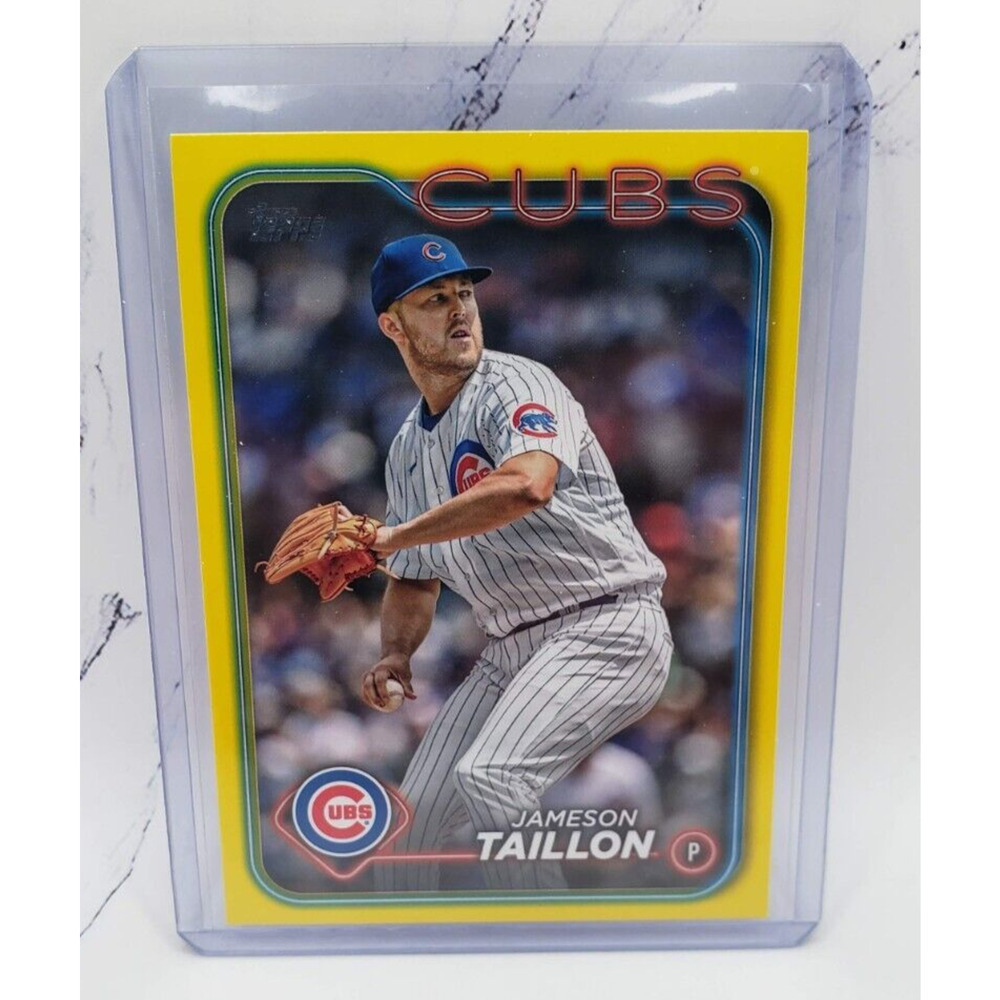Jameson Taillon 2024 Topps Series 1 Yellow Chicago Cubs #182